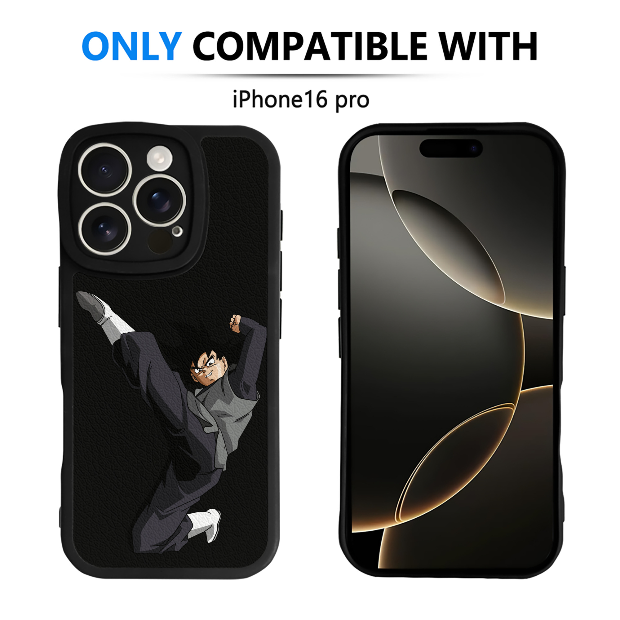 （画像用） ドラゴンボール ベジータ四世（Bejīta Yonsei）DRAGON BALL Vegeta IV 【iPhone 16シリーズ対応】シリコンスマホケース（レザー調） 材質：シリコン